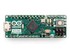Arduino Micro vue de côté – broches soudées
